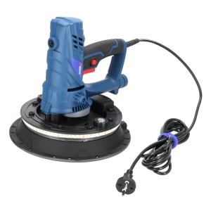 Slefuitor pereti / tavan pentru ipsos, glet, sac colector praf, 850W, disc 225mm, iluminare LED,viteza variabila, Dedra - Img 4