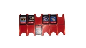 Suport 12 carduri, compatibil carduri Nintendo Switch, rosu - Img 8