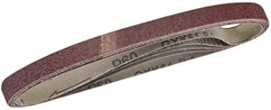 Szett 5 db csiszolószalag, 10 x 330mm, 40,60,80,120-as szemcseméretű keverék, Silverline - Img 2