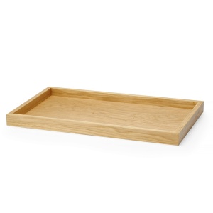 Tavă din stejar GN 1/1 Madeira 530x325x40 mm Fine Dine - Img 1