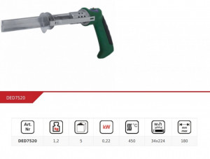 Termikus vágó polisztirol, PVC, műanyag, Dedra 220W vágásához - Img 2