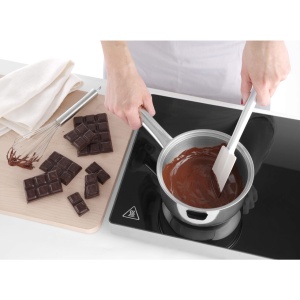 Tigaie Bain-Marie Hendi, 1litru, Inox, cu pereti dubli si rezervor pentru apa, 330x165x(h)95mm - Img 2