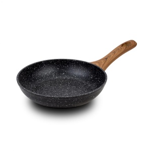 Tigaie Wok 28 cm, strat antiaderent piatra, Nava