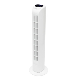 Ventilator tip stalp cu telecomanda, alb, 78 cm, 45 W