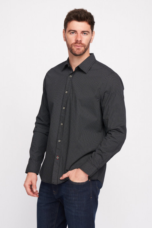 Lee Cooper - Férfi Ingek Hosszú Ujjú