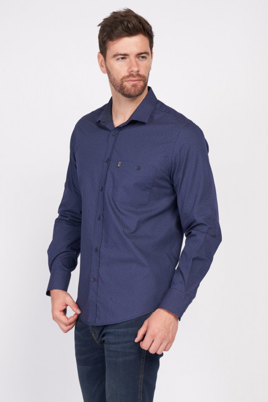 Lee Cooper - Férfi Ingek Hosszú Ujjú