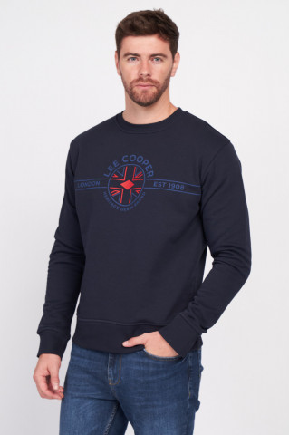 Lee Cooper - Férfi Pulóver Hosszú Ujjú Kerek Nyak