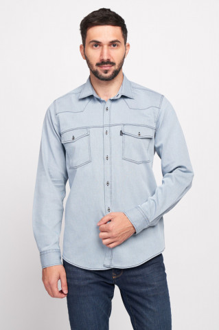 Lee Cooper - Férfi Ingek Hosszú Ujjú