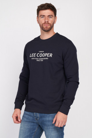 Lee Cooper - Férfi Pulóver Hosszú Ujjú Kerek Nyak