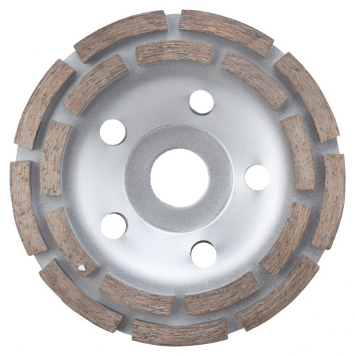 Disc Diamantat Dublu Segmentat pentru Slefuit Beton / D[mm]: 125; G[mm]: 5
