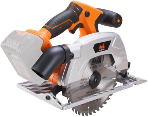 Ferastrau Circular fara Acumulator si Incarcator Brushless EvoTools / U[V]: 20; D[mm]: 180