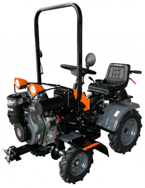 Motocultor Ride-On 4x4 R1200 Evotools PLUS Motor Diesel KAMA Pornire Electrica / P[CP]: 12