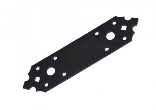 Placa Perforata Imbinare Lemn Negru Decorativ