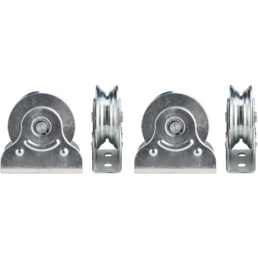 Roata Aplicata Multi-Profil cu Suport si Rulment pentru Porti Culisante / D[mm]: 90; S[kg]: 300