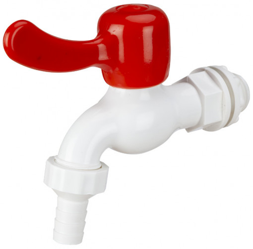 Robinet Dublu-Serviciu din PVC pt Rezervor Plastic