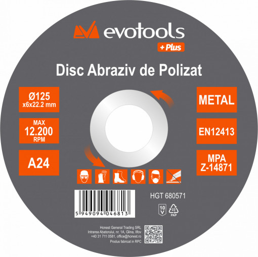 Disc Abraziv de Polizat PLUS