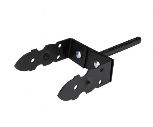 Papuc Reazem U Reglabil cu Picior Negru Decorativ / D[mm]: 120-200