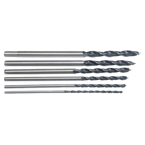 Burghiu Lemn Coada Lunga 6 Pcs ETS / D[mm]: 6-8-10-12-13-14