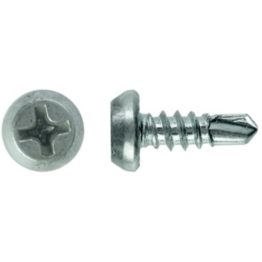 Surub Autoforant cu Cap Bombat Cruciform P / D[mm]: 3.5; L[mm]: 9.5; A[buc]: 100