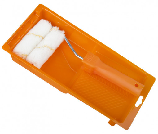 Trafalet Mini Acril Fir Galben cu Tava si Rezerva ETS / D[mm]: 15; L[mm]: 100; F[mm]: 7