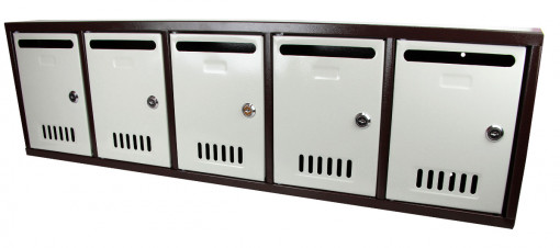 Modul 5 Cutii Postale / L[mm]: 910; H[mm]: 260; B[mm]: 76