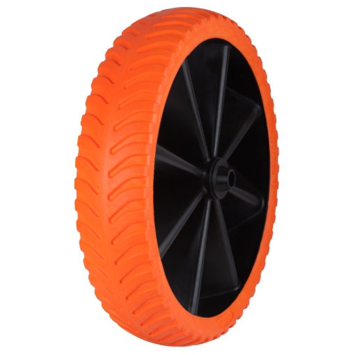 Roata Roaba Poliuretan Slim cu Janta Plastic / M: 4.00/1.00-12; Lb[mm]: 103