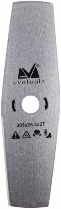 Cutit cu 2 Dinti pentru Motocoasa / D[mm]: 305; Di[mm]: 25.4; g[mm]: 1.4; T: 2