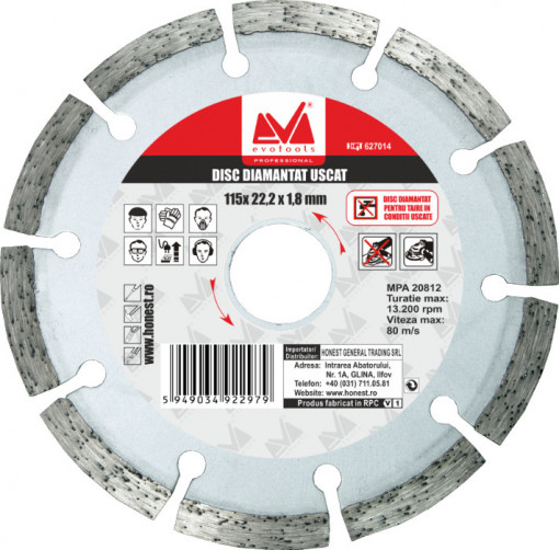 Disc Diamantat Uscat ETP
