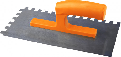 Drisca Zimtata cu Maner de Plastic / L[mm]: 280; B[mm]: 130