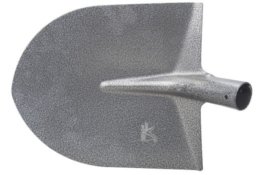 Lopata Rotunda Gri Carbon pentru Nisip / L[mm]: 300; B[mm]: 270