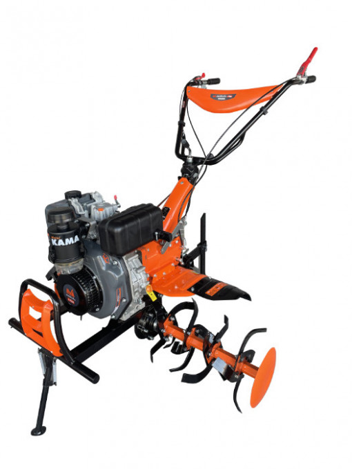 Motocultor TDK600 Evotools PLUS Motor Diesel KAMA cu Roti de Transport / P[CP]: 6