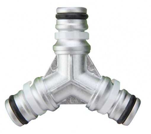 Racord Furtun cu 3 Cai Aluminiu 2014 PLUS