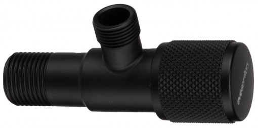Robinet Coltar Inox Negru cu Cap Armatura Ceramic 1186