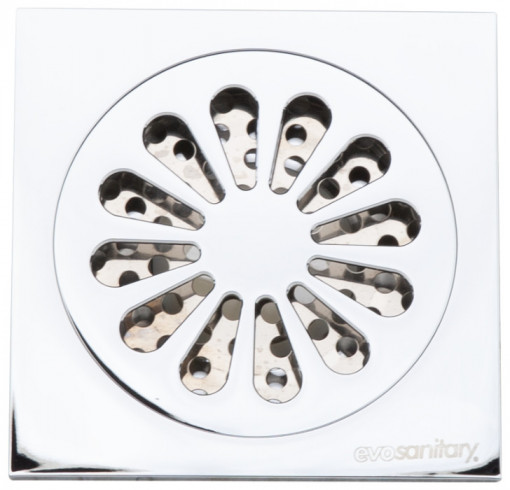 Sifon Pardoseala cu Clapeta Anti-Retur / La[mm]: 100; H[mm]: 22.5; De[mm]: 45