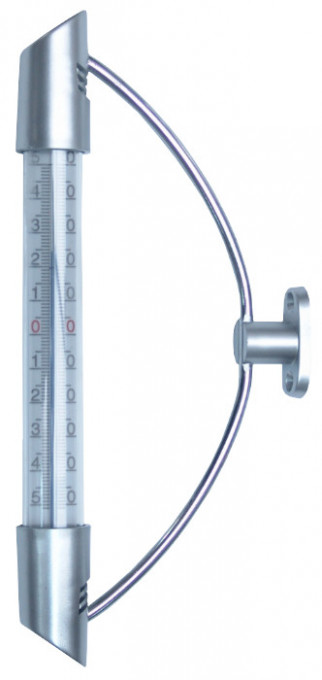 Termometru de Exterior cu Suport Semicerc / Cod: TMS-135