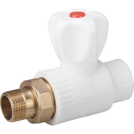 Robinet Drept pt Calorifer PP-R ESS / Dp[mm]: 20; Df[inch]: 1/2