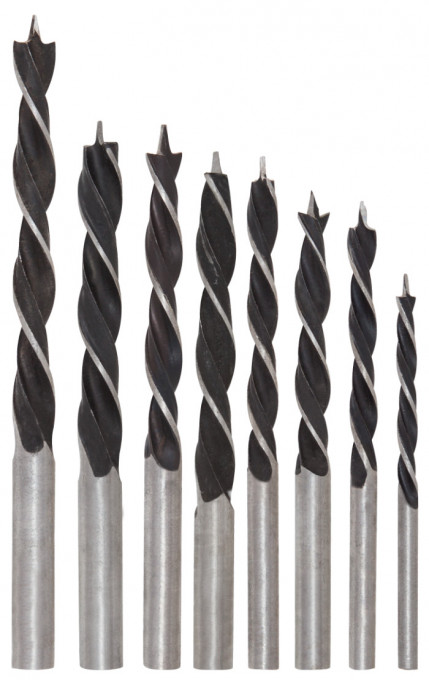 Burghiu Lemn 8 Pcs ETS / D[mm]: 3-10