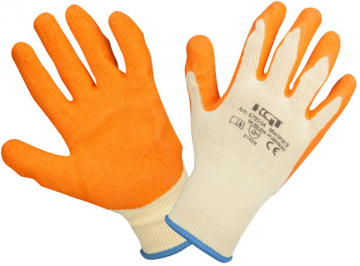 Manusi Latex Tricotate Orange