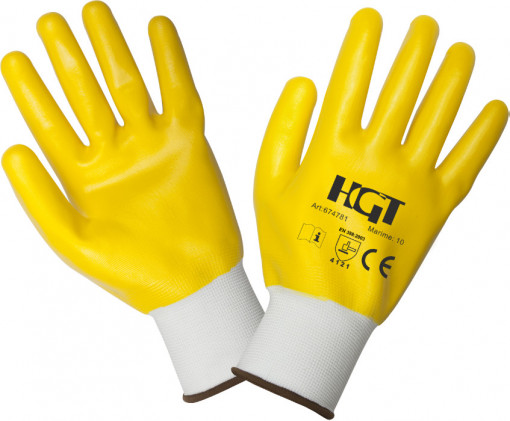 Manusi Polyester Acoperire Nitril / M: 10