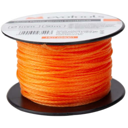 Sfoara Plastic pt Constructii / D[mm]: 1; L[m]: 50