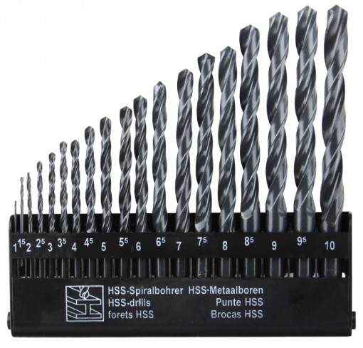 Burghie Metal HSS 19 Pcs / D[mm]: 1-10