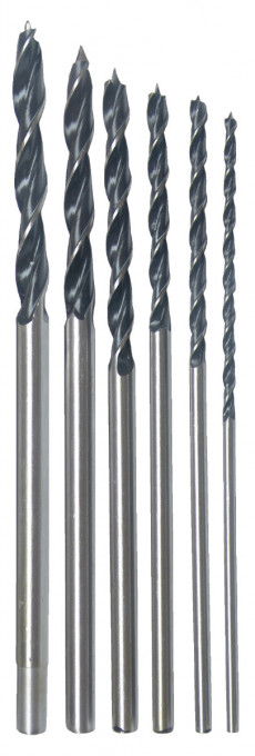 Burghiu Lemn Coada Lunga 6 Pcs ETS / D[mm]: 6-8-10-12-13-14