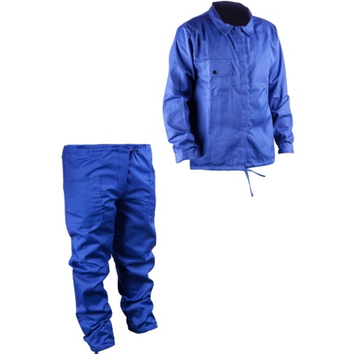 Costum Albastru Haina si Pantalon Simplu