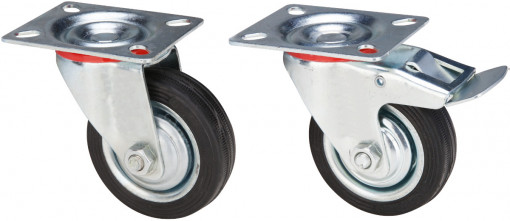 Roata Pivotanta cu Flansa 1104
