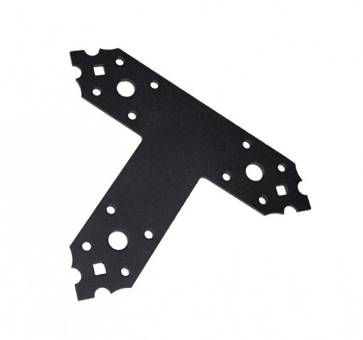 Teu Imbinare Lemn Negru Decorativ / D[mm]: 170x140x40x2.5