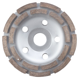 Disc Diamantat Dublu Segmentat pentru Slefuit Beton / D[mm]: 125; G[mm]: 5
