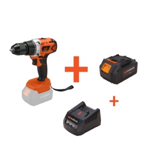 Kit Masina de Gaurit si Insurubat cu 2 Acumulatori si Incarcator Mandrina Rapida Metalica Brushless EvoTools
