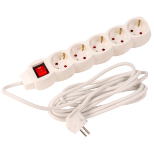 Prelungitor Electric 5P cu Intrerupator Evotools