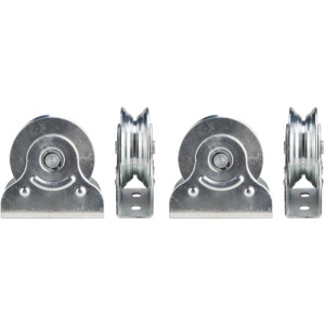 Roata Aplicata Multi-Profil cu Suport si Rulment pentru Porti Culisante / D[mm]: 90; S[kg]: 300