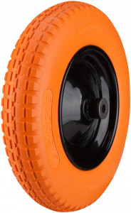 Roata Roaba Poliuretan Slim cu Janta Metalica A / M: 3.25-8; Lb[mm]: 103